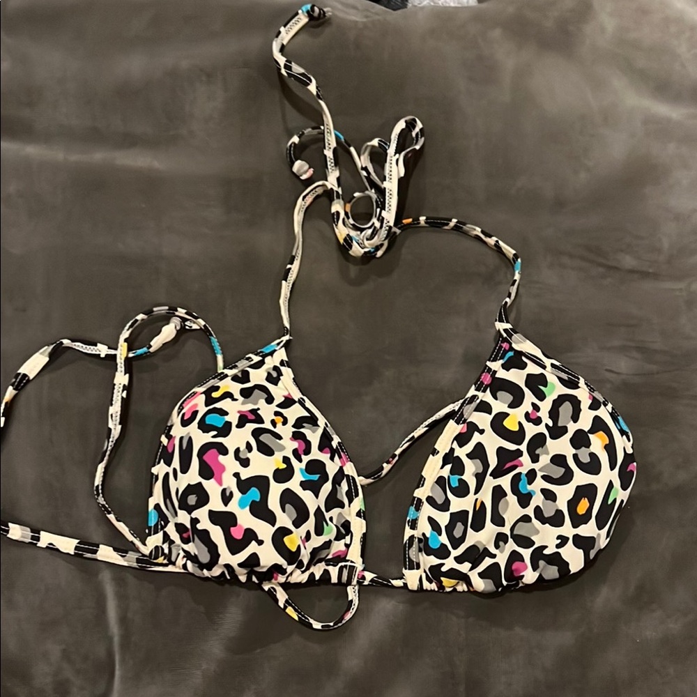 Victoria's Secret Multicolor Leopard Bikini